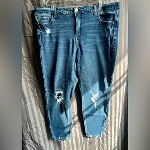 Vanilla Star Distressed Skinny Jeans Size 18W